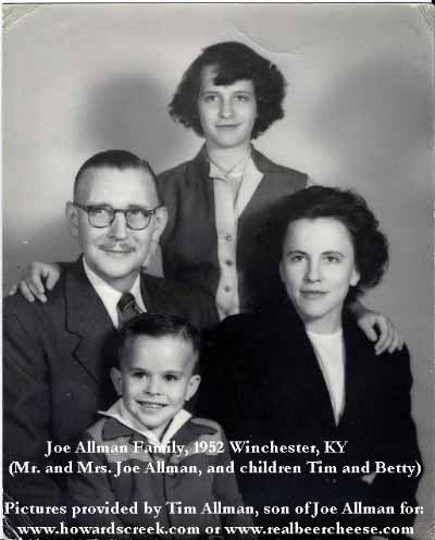 Joe Allman Family 1952 Winchester, KY