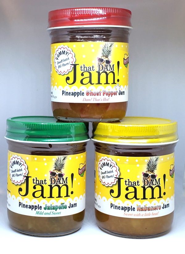 That Dam Jam! A pineapple pepper jam.