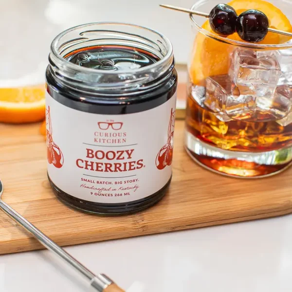 Boozy Cherries by The Curious Kitchen